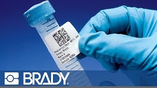 Brady's FreezerBondz Laboratory Label Application Process