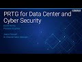 Data Center Cyber Security with Paessler PRTG