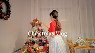 Cozy Christmas Moments at Home 🎄 | Building a Gingerbread House with My Husband 🏠 | Slow Life Vlog