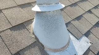 Roof leak or Leaking B vent flue pipe?