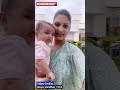 divya sridhar❤️ உங்கள மாறியே உங்க பொண்ணு செம்ம cute❤️🥳