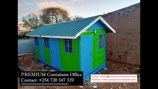 Roofed 20Ft Container Office - Premium Containers