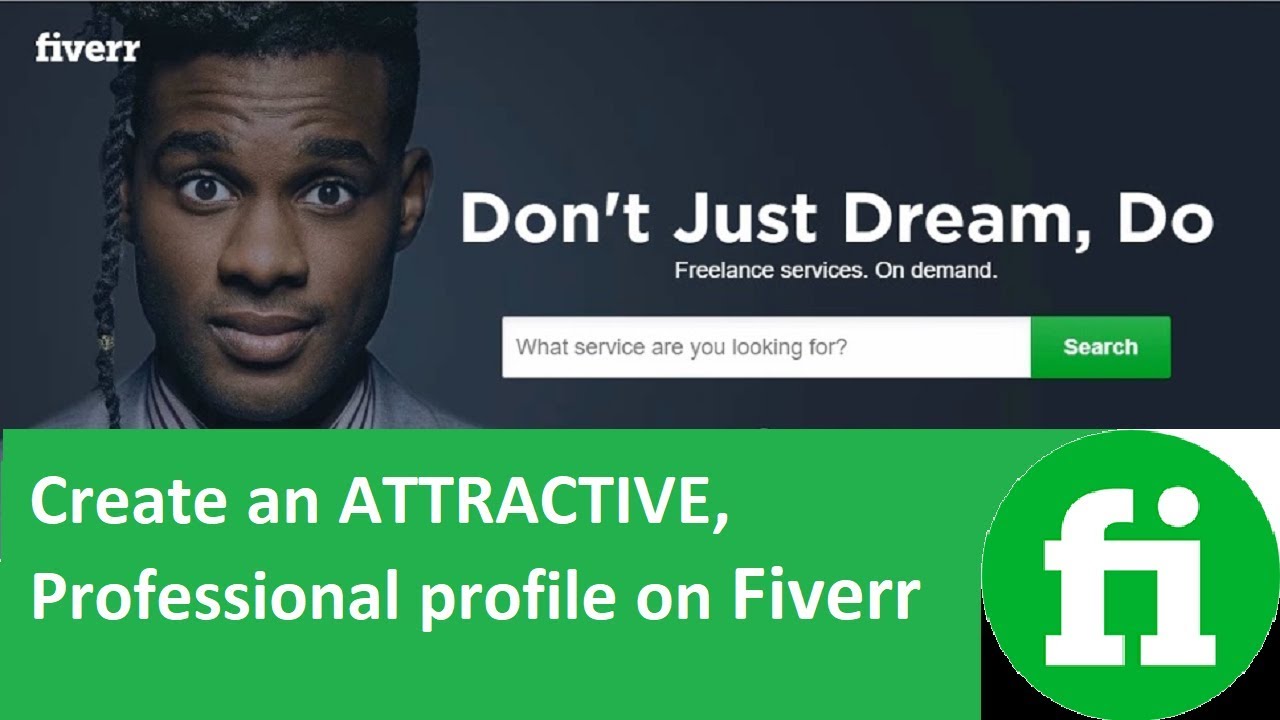 How To Setup A Profile On Fiverr - Create A Fiverr Profile - YouTube