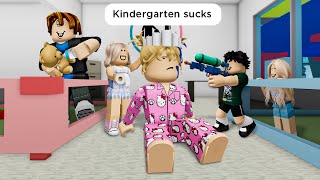 BACK 2 KINDERGARTEN 👩🏻‍🏫 Roblox Brookhaven 🏡 RP - Funny Moments