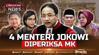 BREAKING NEWS - Menteri Sri Mulyani, Airlangga, Risma & Muhadjir Hadiri Sidang Sengketa Pilpres 2024