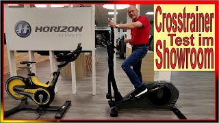 Horizon Syros 2.0 Crosstrainer im Horizon Fitness Showroom [ Heimtrainer Review] Langzeit Praxistest