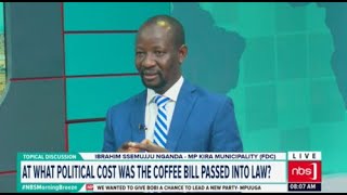 At what political cost was the coffee bill passed into law? | NBS Morning Breeze