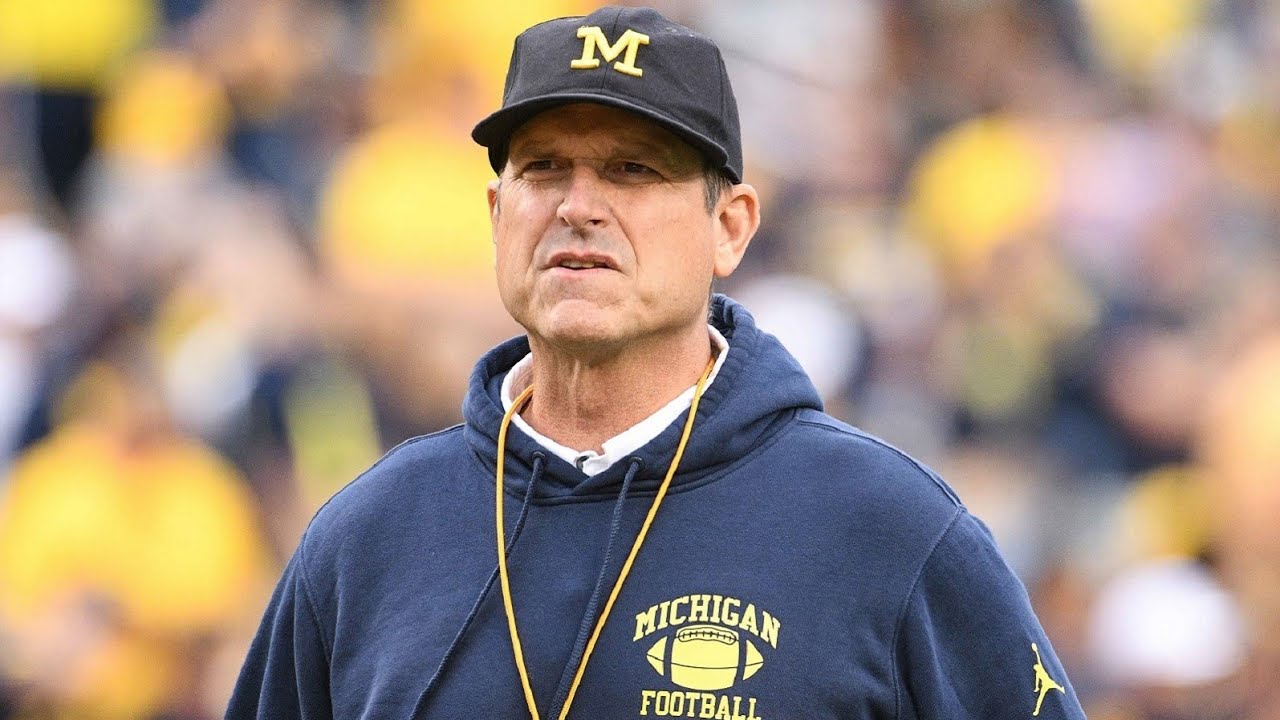 Big Ten Bans Michigan's Jim Harbaugh From Sideline - YouTube