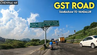 Chennai 4K | GST Road | Tambaram to Vandalur | Perungalathur Flyover