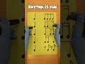 Rhythm is FUN! 😀 Keep COUNTING the 16th notes in your HEAD while the exercise is playing..