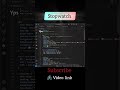 stopwatch using HTML CSS and JavaScript in Vs code #stop #watch #html #css #js #shorts #code