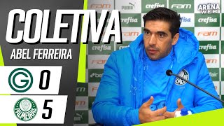 COLETIVA ABEL FERREIRA | AO VIVO | Goiás 0 x 5 Palmeiras - Brasileirão 2023