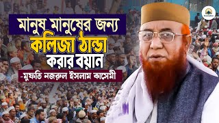 মানুষ মানুষের ভালো করবে | মানবজাতি নিয়ে ঠান্ডা মাথায় সবচেয়ে সুন্দর বয়ান - মুফতি নজরুল ইসলাম কাসেমী