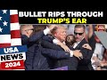 Trump Assassination Attempt: Bullet Rips Through Donald Trump's Ear | US Breaking News