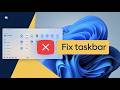 Fix Taskbar Not Showing in Windows 11 (Step-by-Step Guide)