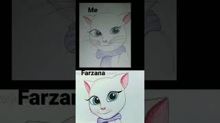 farzana vs me #drawing #art