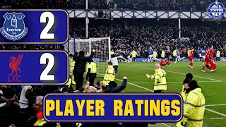 Everton 2-2 Liverpool | Merseyside Derby | Player Ratings