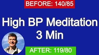 Meditation to lower blood pressure | Blood pressure meditation | 3 Min