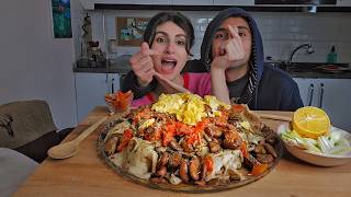 My husband and I prepared the last breakfast before Ramadan.