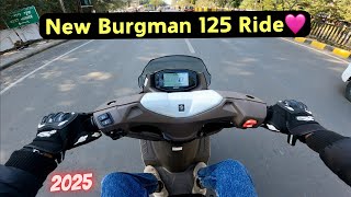 New 2025 Suzuki Burgman Street 125 Ride Impressions | 2025 Burgman New Model Ride