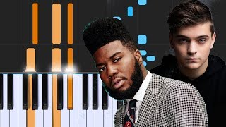 Martin Garrix ft Khalid - "Ocean" - Piano Tutorial - Chords - How To Play - Cover