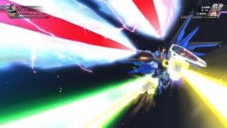 【克里斯看招式】 SD Gundam G-Generation Cross Rays SD鋼彈G世代火線縱橫 - 鋼彈 SEED - Freedom Gundam 自由鋼彈 機體資料和全武裝