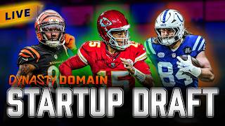 LIVE Dynasty Domain League Startup Draft + Analysis
