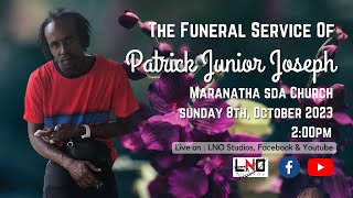 The Funeral Service of Patrick Junior Joseph