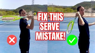 The Biggest Tennis Serve Mistake 99% of Players Make and How To Fix It!