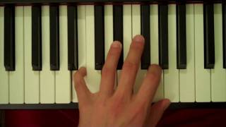 How To Play a B Augmented 7th Chord on Piano (Left Hand)