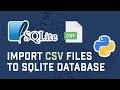 Upload A CSV File (Or Any Data File) To SQLite Using Python