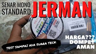 review senar standart jerman || senar pancing tipis dan kuat