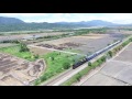 女王寶島號空拍c丅273蒸氣火車馳乘台東關山田野2016