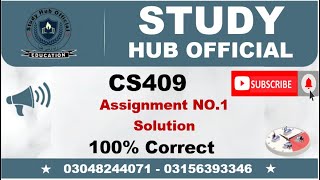 CS409 Assignment 1 Solution Fall 2022, CS409 Assignment 1 solution 2022, CS409 assig 1 fall 2022