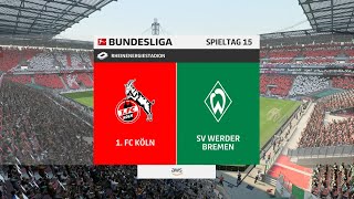 Fifa 23#005 16.Spieltag 22/23 1.FC Köln gegen SV Werder Bremen 21.01.23 "💚" [HD][PS5]