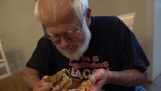 ANGRY GRANDPA VS CHEESEBURGER IN A CAN! (VOMIT ALERT)