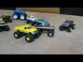 my greenlight 1 64 scale diecast king of crunch vintage monster truck collection showcase