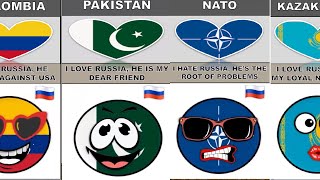 Countries Love or Hate Russia & Why? || Comparison