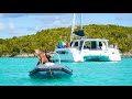 A DAY IN THE LIFE LIVING ON OUR BOAT IN THE BAHAMAS! Avoiding Coral Reefs, Boat Chores, Remote Surf