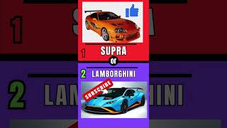 Toyota vs Lamborghini  Would You Rather  #quiz #shorts