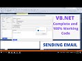VB.NET Complete and Working Code in Sending Email | Visual Studio | Visual Basic .Net