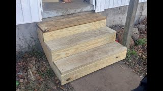 We're Back with New Porch Steps