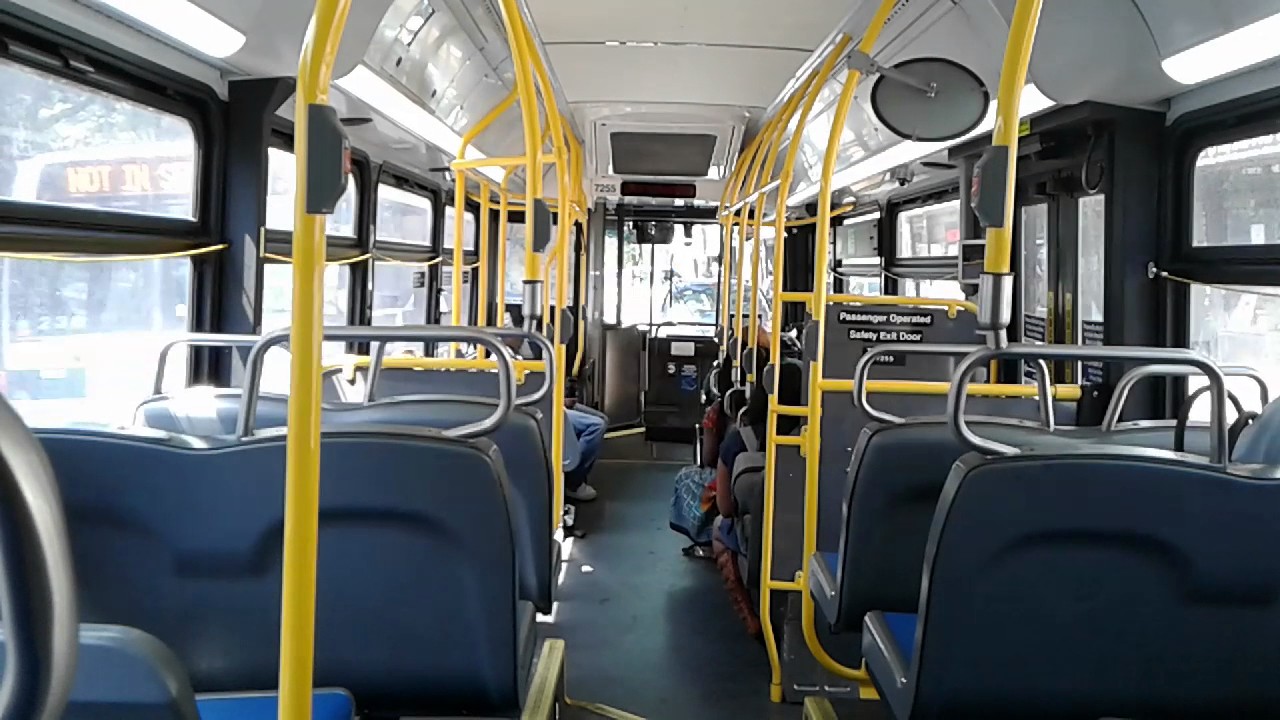 On Board MTA NYC Bus:2015 New Flyer XD40 #7255 On The B20 Bus. - YouTube