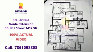 Stellar One | ☎️7861008808 | 3 BHK Flats For Sale in Noida Extension | 1412 Sqft | Price: 52.24 Lacs