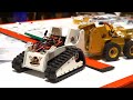 project skid pt2 bobcat vs cat building 2 lesu loaders at the same time rc adventures