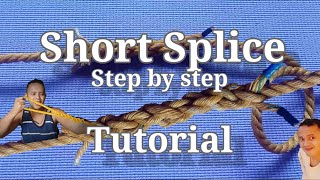 Short Splice. Tagalog, Step by step and actual tutorial on how to make. Paano gumawa ng shortsplice.