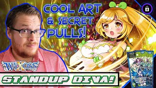 Cool Art \u0026 Secret Pulls! - WIXOSS - STAND UP DIVA English BOX Opening