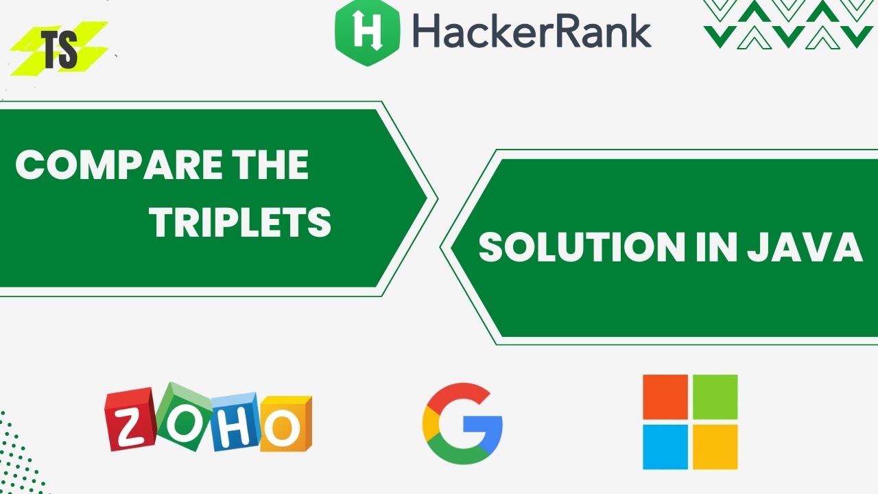 Compare The Triplets Hackerrank Solution In Java | Compare The Triplets ...