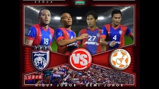 Johor DT (3) vs Felda United (1) | 25/10/2014 | Piala Malaysia 2014 : Separuh Akhir 2