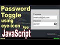 Password Toggle Using Eye-Icon In JavaScript | JavaScript Project For Students | #SmartCode